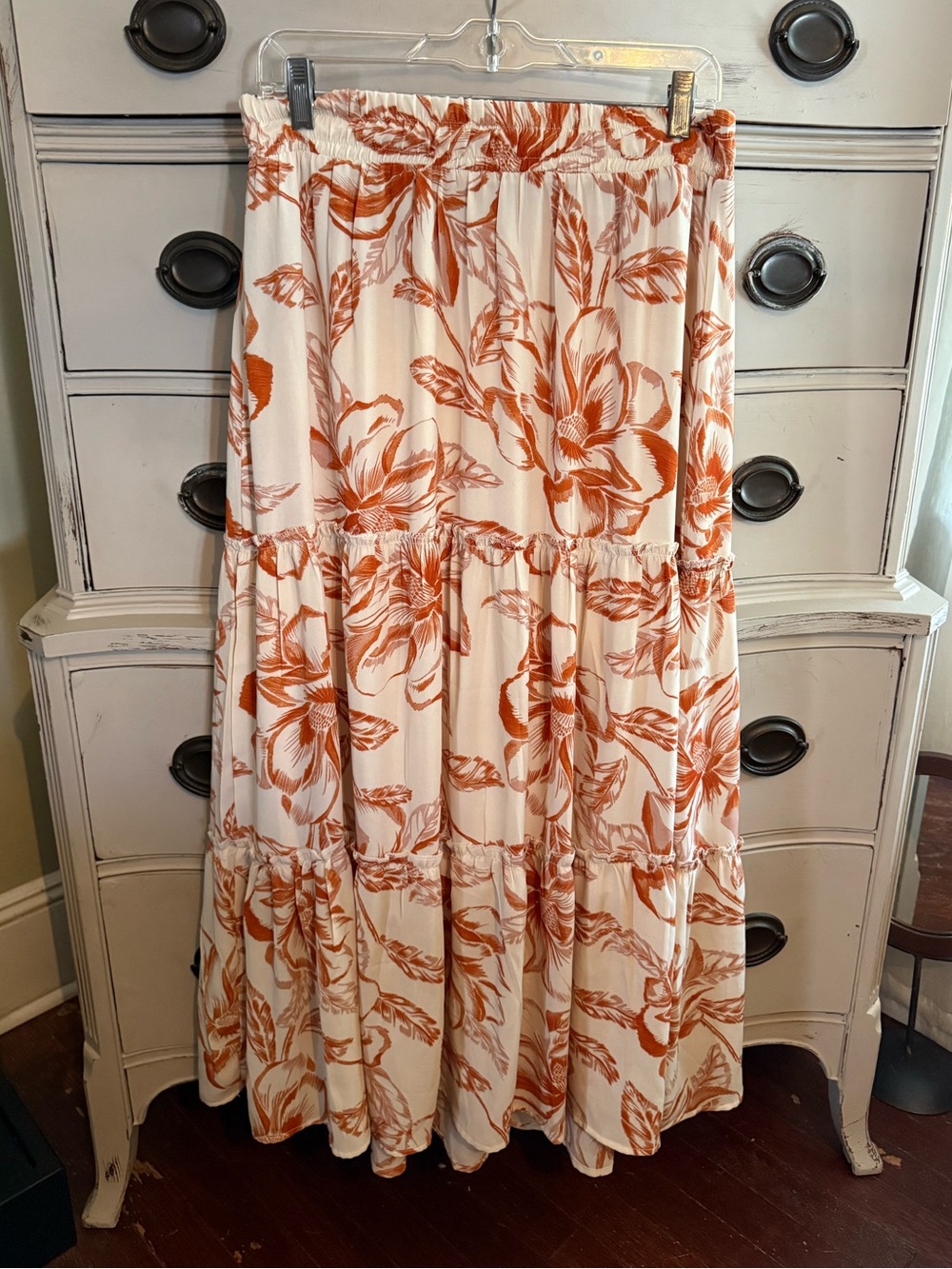 Esoterica Tiered Maxi Skirt L